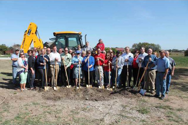 commerce vlc Hoisington Land Bank HOI groundbreak pic