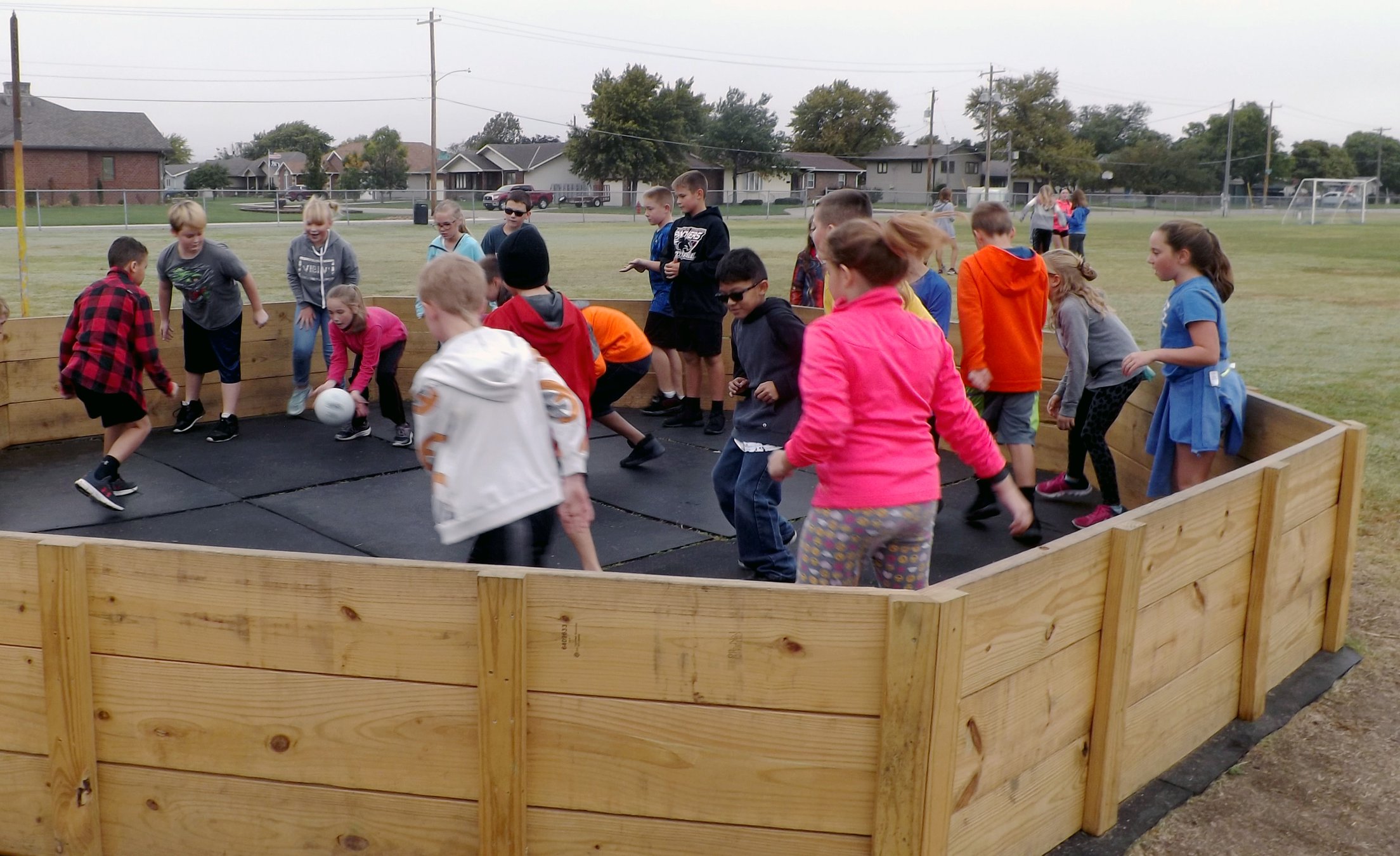 GAGA BALL Kids love this new game Great Bend Tribune