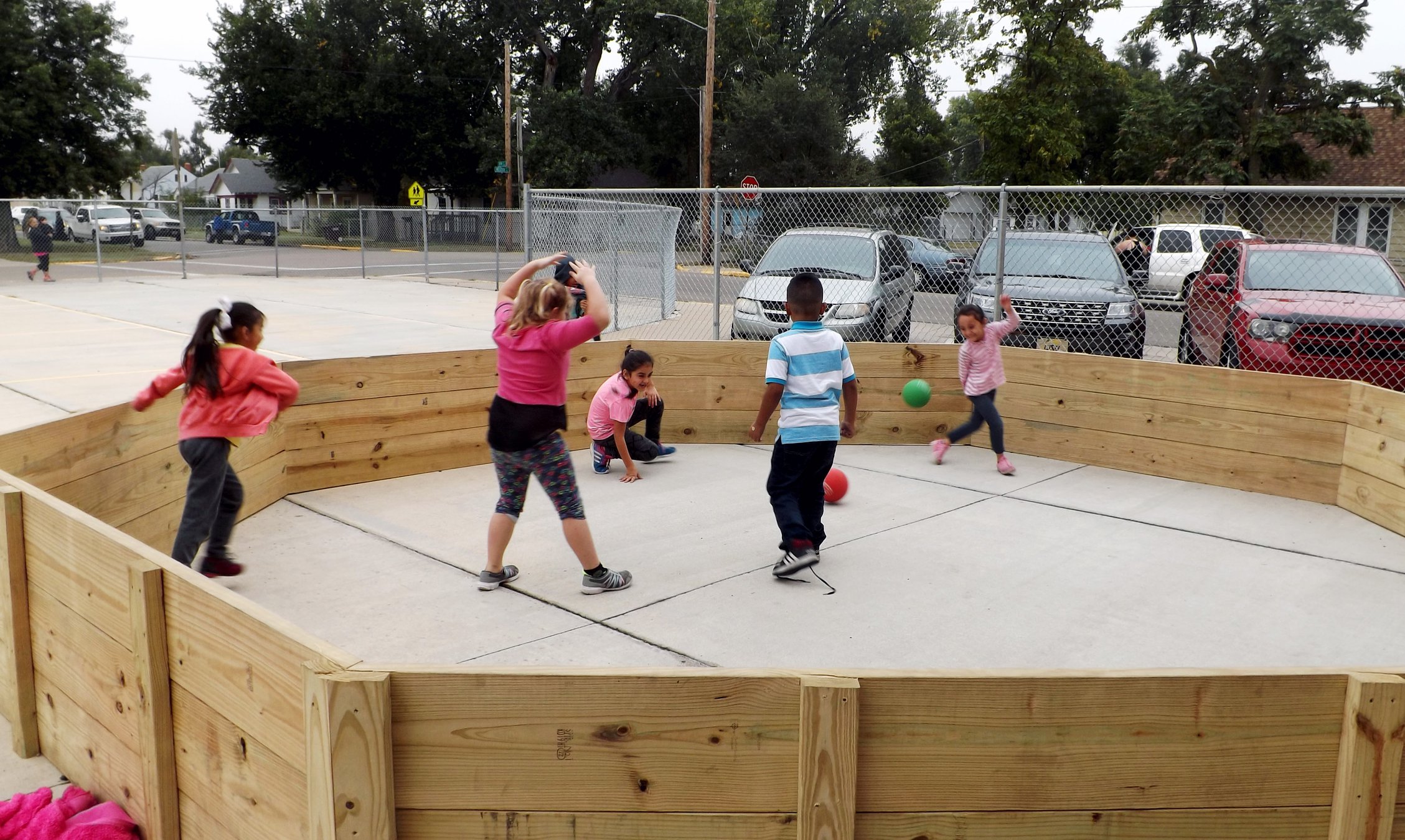 GAGA BALL Kids love this new game Great Bend Tribune