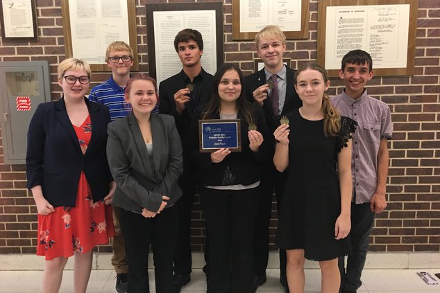 GBHS debaters - lyons