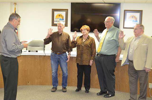 new deh city council swearing in pic