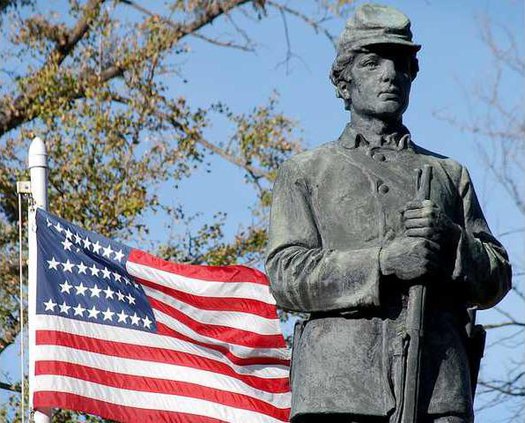 new deh rifleman statue pic