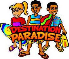 chu vlc desination paradise vbs logo