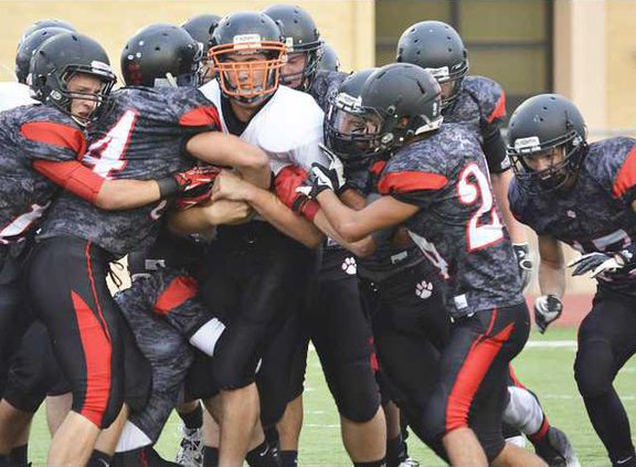 spt deh gbhs fb gang tackle