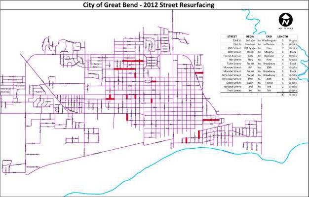 2012 0618 - Street Resurfacing Map