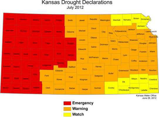 new deh drought map