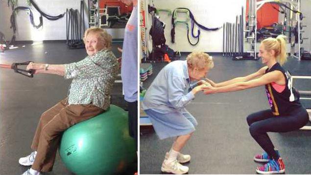 old lady fitness