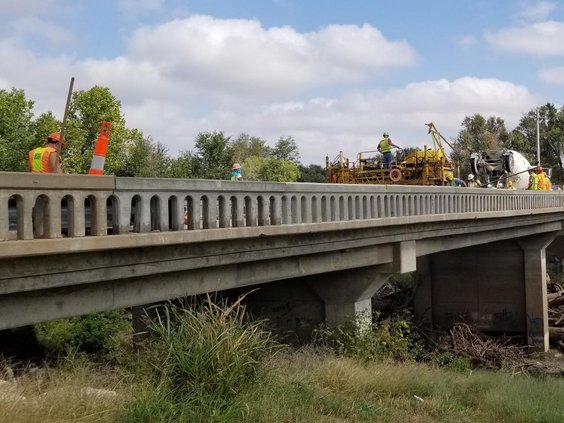 Pawnee River Bridge repair 9-19