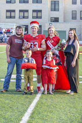 Hoisington's Homecoming King Wyatt Pedigo and Queen Bailey Sanders.jpg