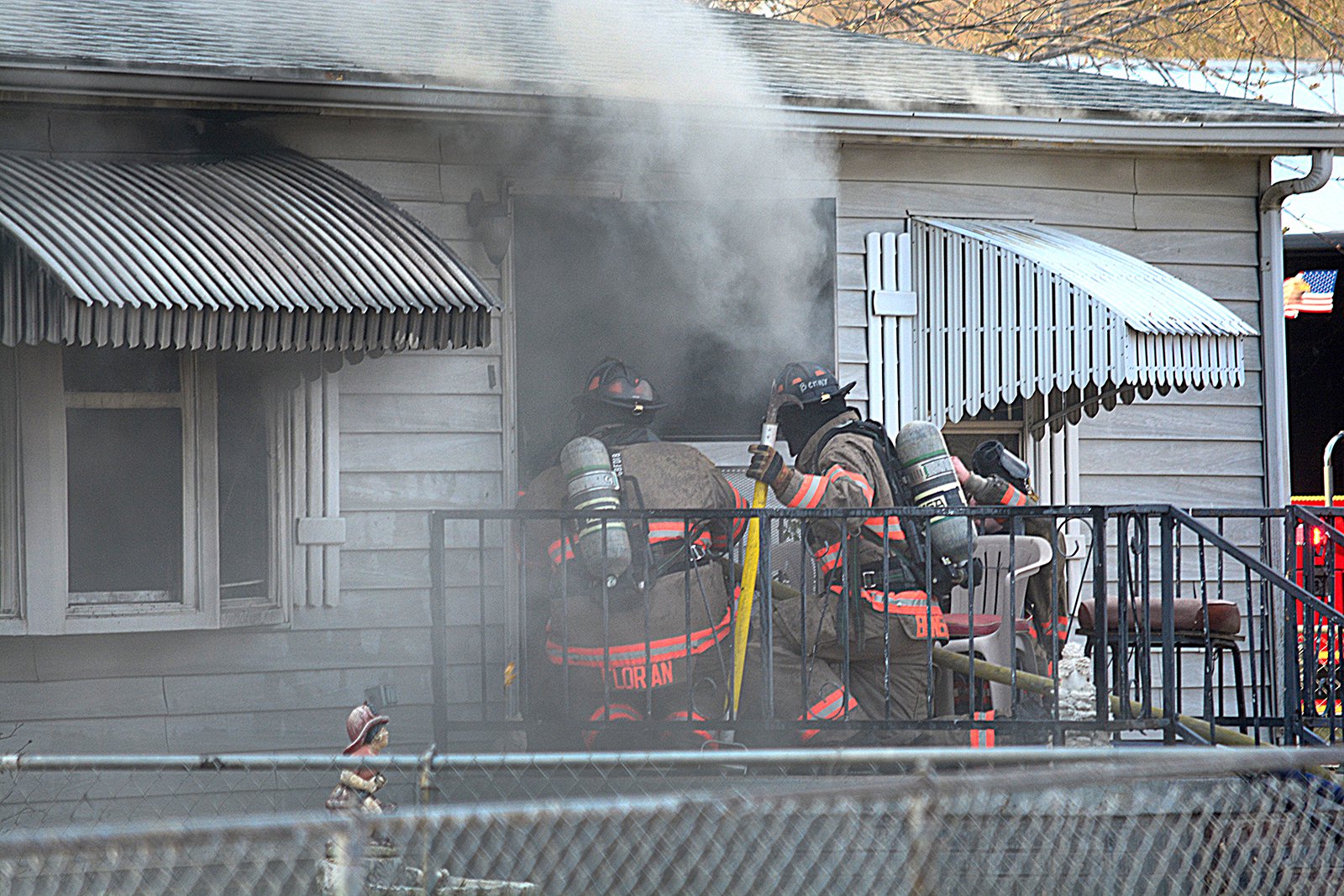 Windwhipped house fire Great Bend Tribune