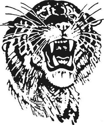 St. John Tigers logo b w.tif
