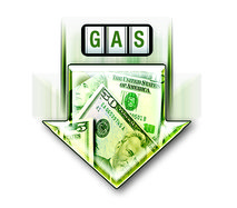 Gas prices down