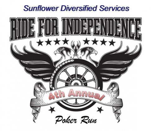 sunflower poker run logo 2020