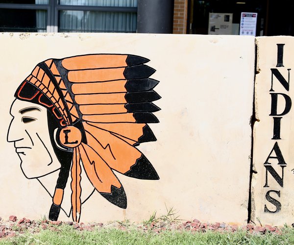 Larned High School sigh