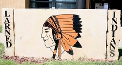 Larned High School sigh