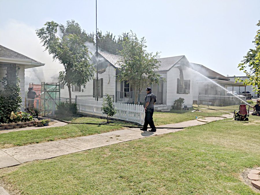 GBFD responds to house fire Great Bend Tribune
