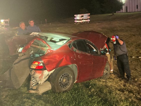 281 crash Grand Prix
