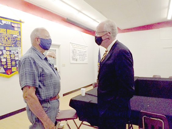 Jerry Moran and Leroy Weathers