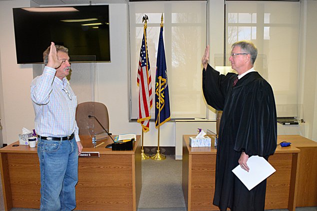 kirby krier sworn in