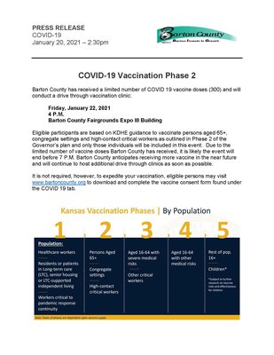 vaccine arrives 1-21