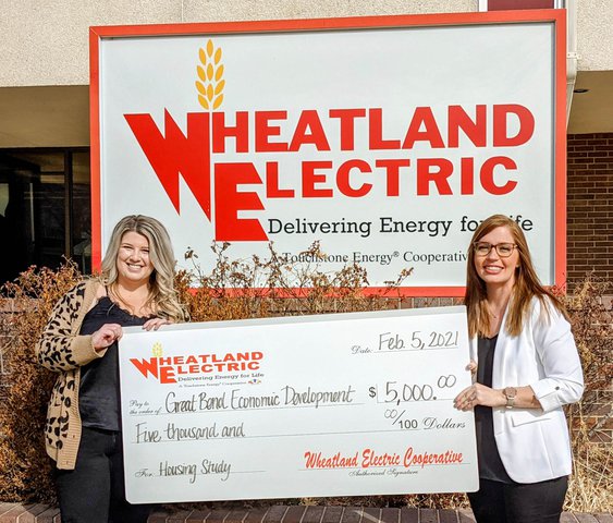 Wheatland Electric Provides 5k To Great Bend For Housing Study Great Bend Tribune