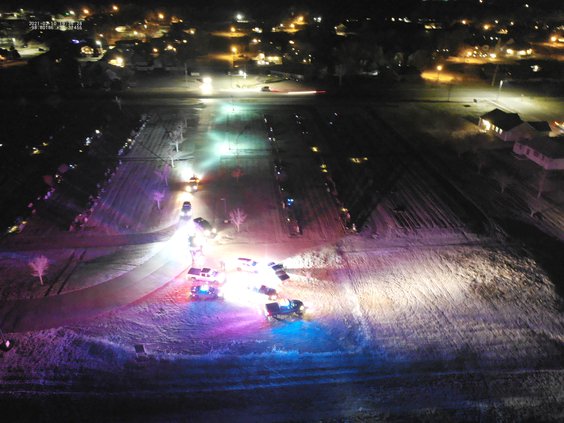 Police chase drone picture