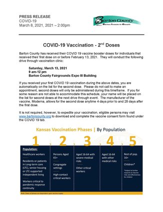 second doses 3-10-21