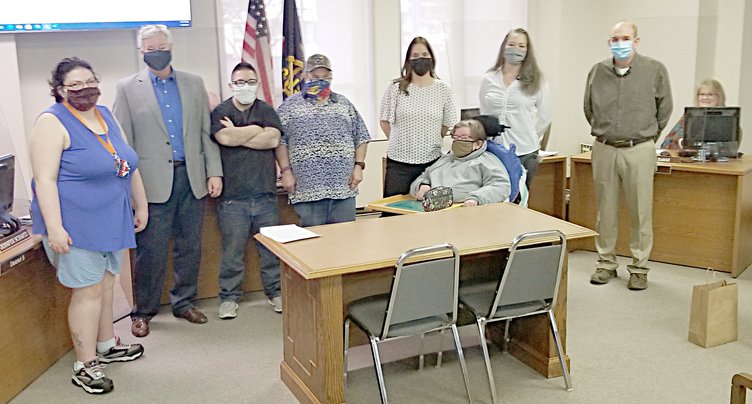 sunflower honors county officials