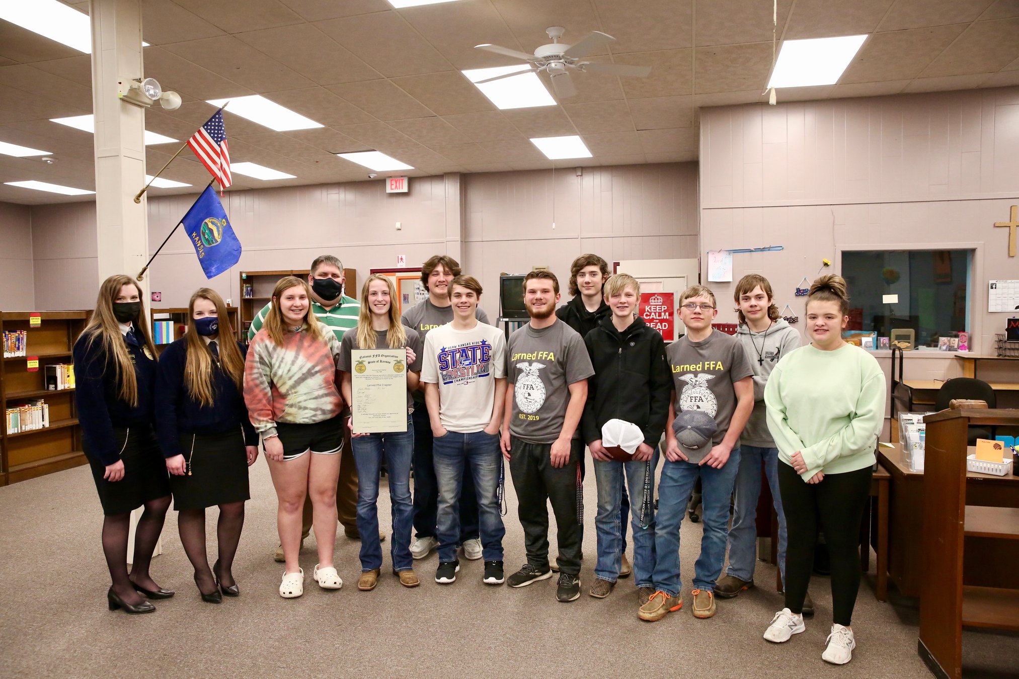 Larned High FFA signs first charter GREAT BEND TRIBUNE