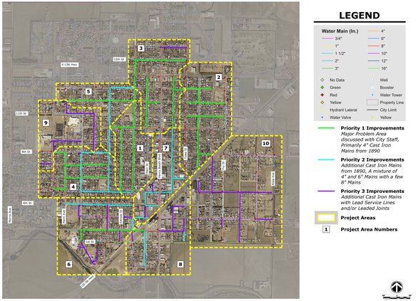 Distribution project map
