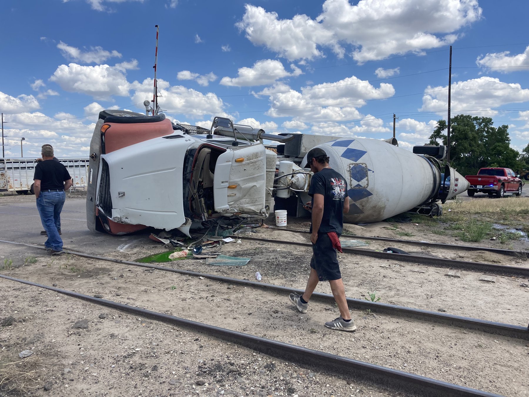 Cement truck crash injures driver Great Bend Tribune
