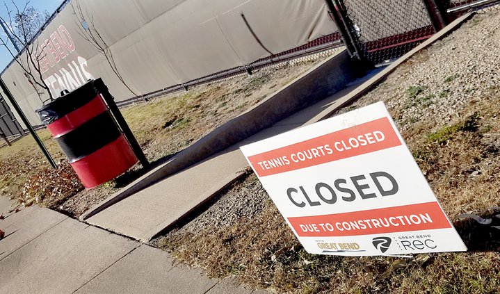 tennis court vandalism