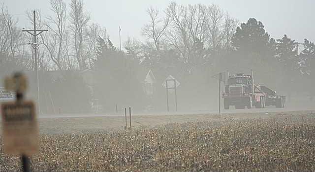 Multiple roads closed in western Kansas due to winds, low visibility ...
