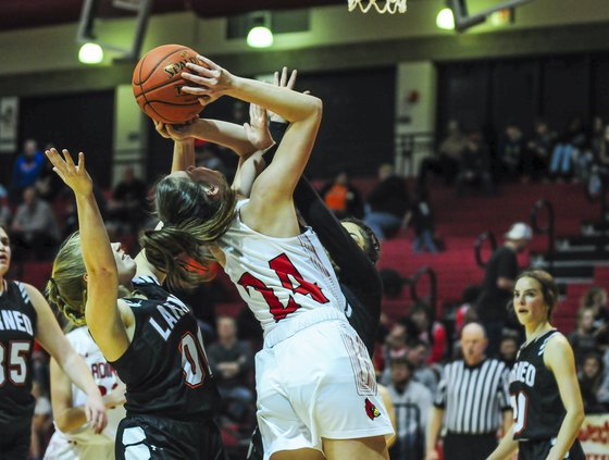 hoisingtons Kylee Hahn gets fouled.jpg
