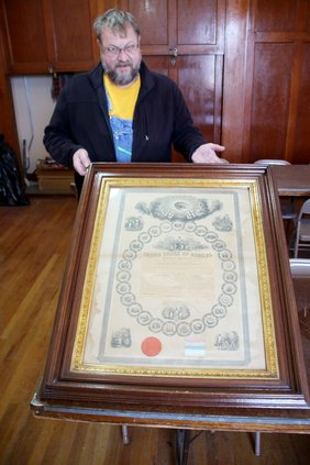 IOOF charter placque