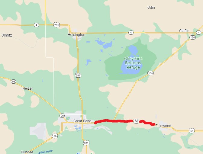 U.S. 56 to be resurfaced between Great Bend, Ellinwood Morris Newspaper Corporation Of Kansas
