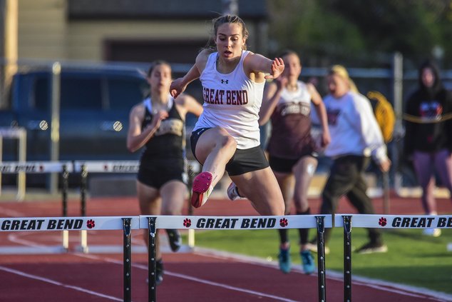 Makenzie Premer wins the 300 m hurdles.jpg