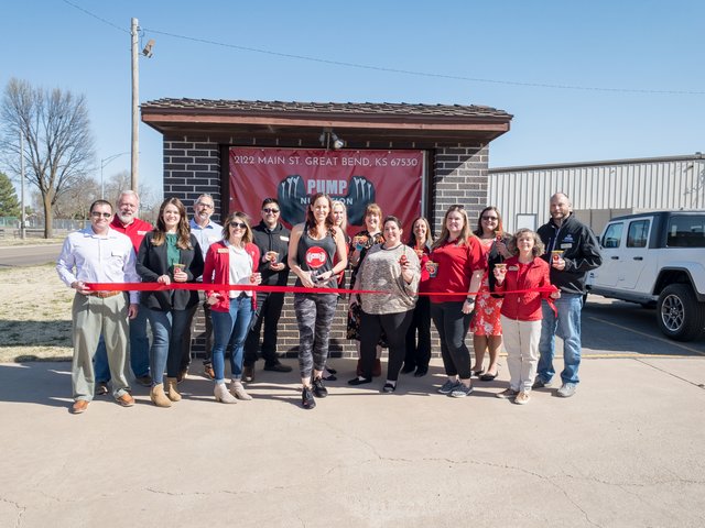 Great Bend Chamber of Commerce welcomes Pump Nutrition to membership with a Ribbon Cutting