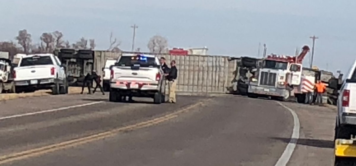 Two injured in Larned semi Wednesday rollover crash Great Bend Tribune