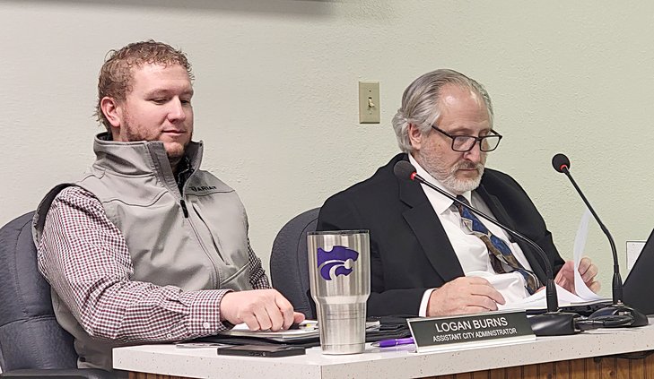 logan burns at meeting