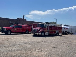 HazMat teams at Fuller