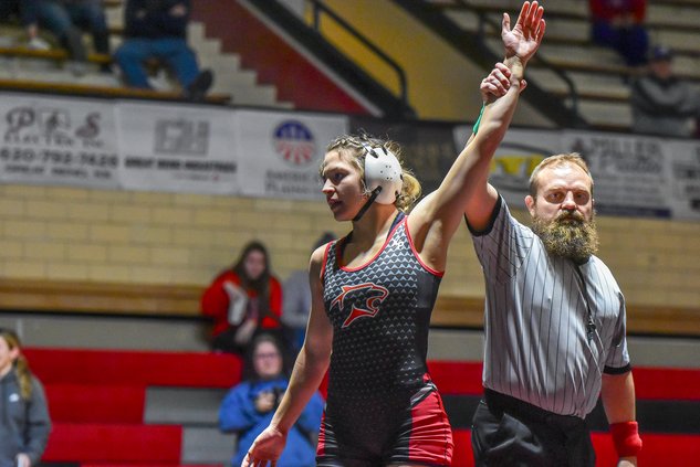 Daizy Gomez celebrates a win over Ariana Delarosa .jpg