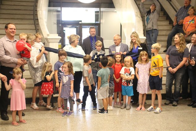 courthouse ribbon cutting