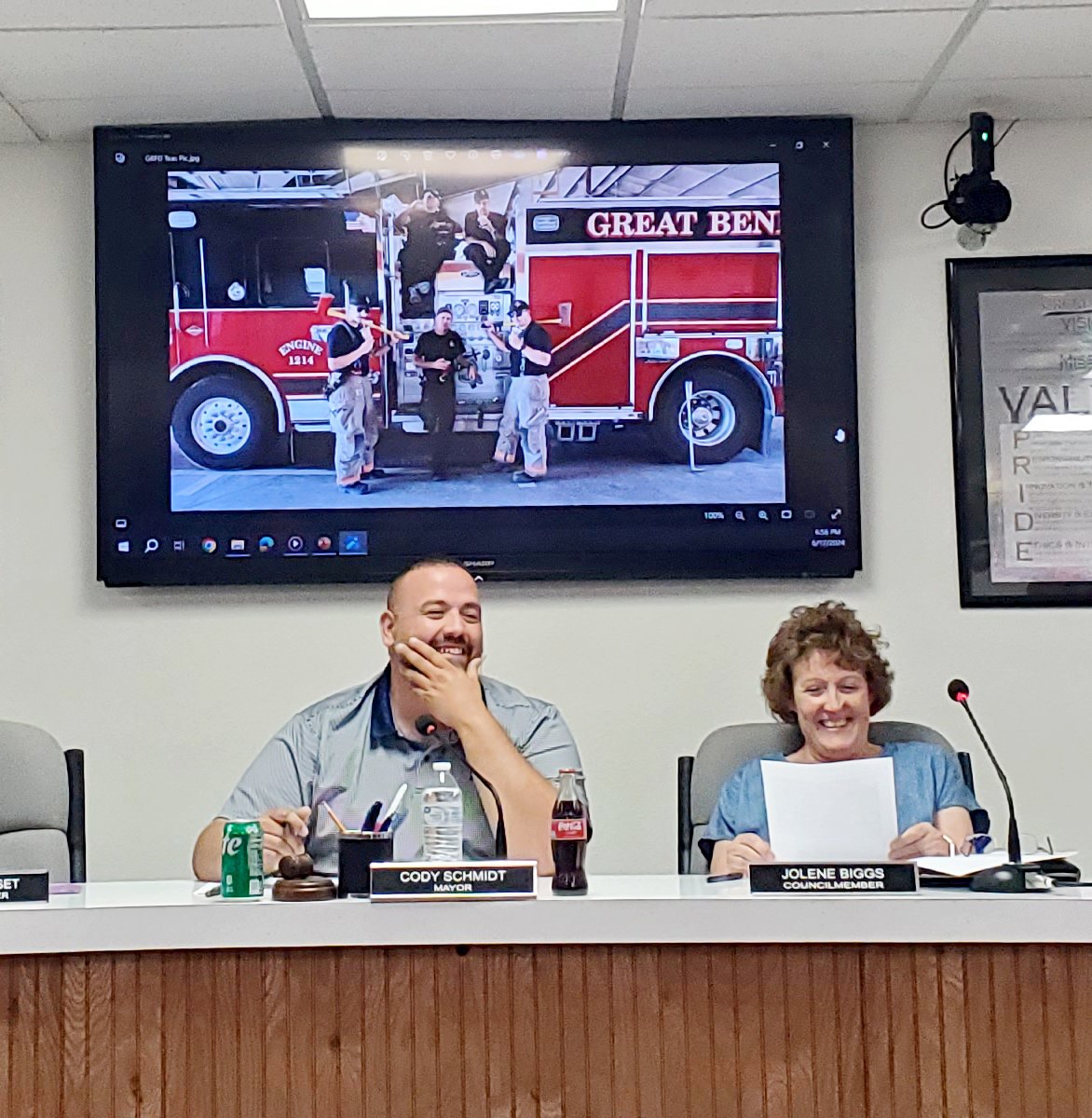 Firefighters' June Jaunt photo inspires caption contest Great Bend