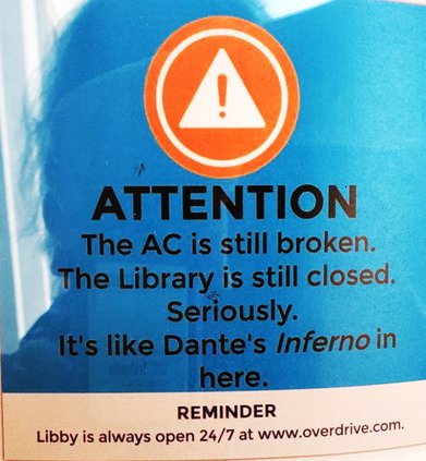 library ac notice 2024