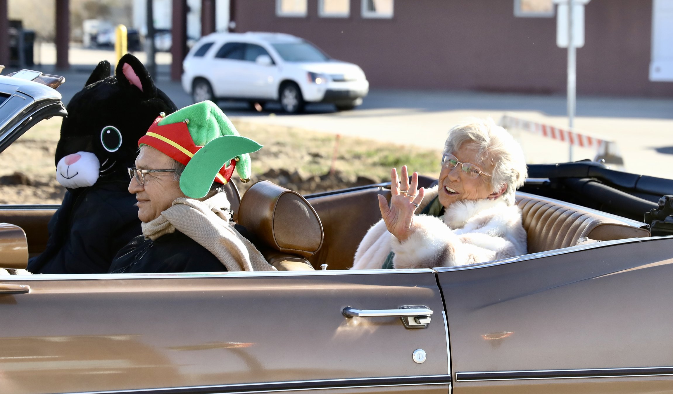 Marilyn Bell in Larned Christmas Parade Great Bend Tribune