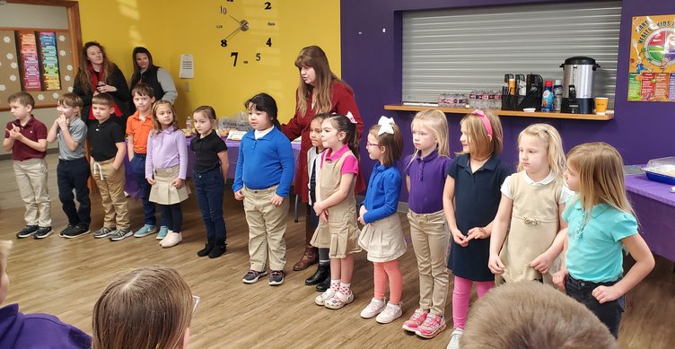 CKCA kindergartners 2025