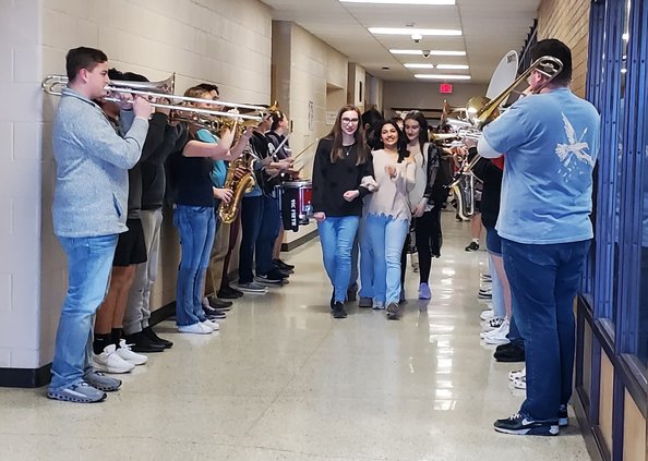 KMEA honor choir 2025 band sendoff