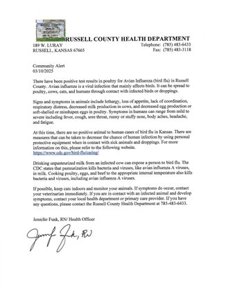 bird flu alert march 2025