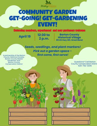 community garden poster 2025